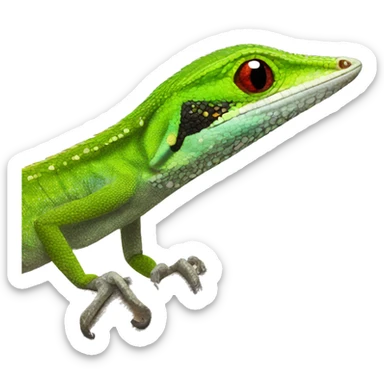 Puerto Rican Crested Anole  sticker