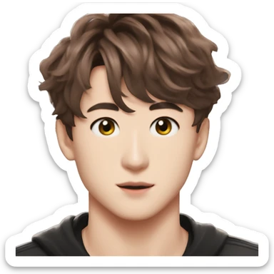 JUNGKOOK from the music video euphoria by BTS sticker