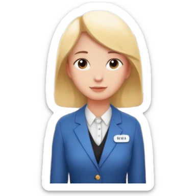 A thinking person with a thought cloud showing a modern hotel reception — front desk, receptionist, suitcases, cozy lighting. Cute emoji style, soft and clean.
 sticker