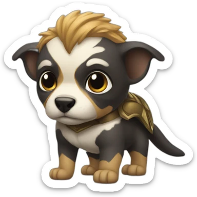 super hero animal sticker