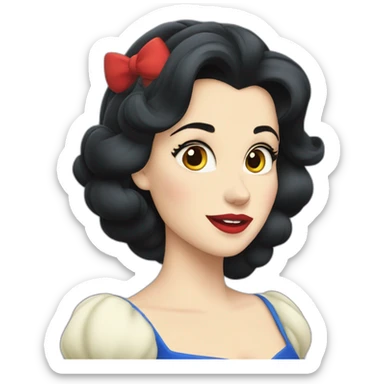 Blanche neige  sticker