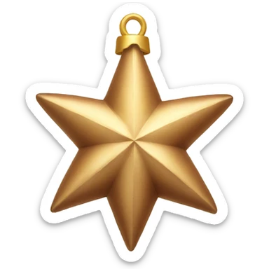 christmas decoration star sticker