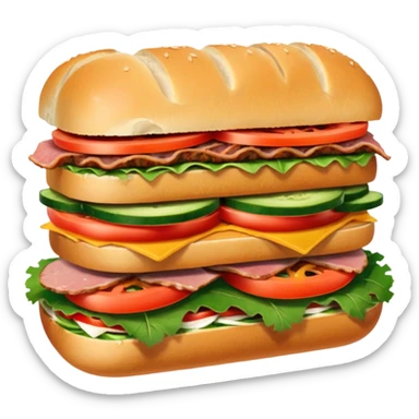 traditional banh mi sticker
