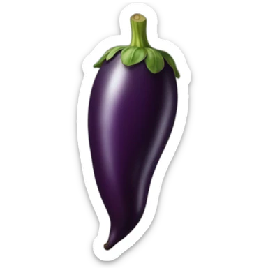 aubergine sticker