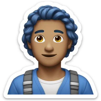 blue ྀིྀི sticker