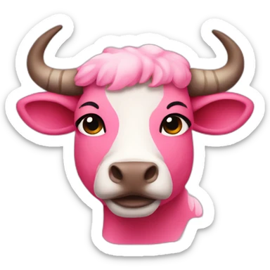 Pinkly Taurus sticker