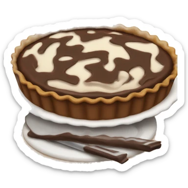 Chocolate pie  sticker