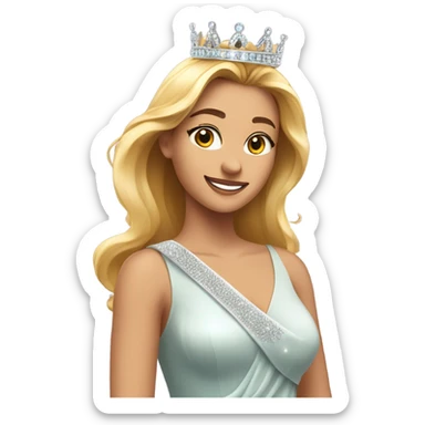 Pageant queen sticker