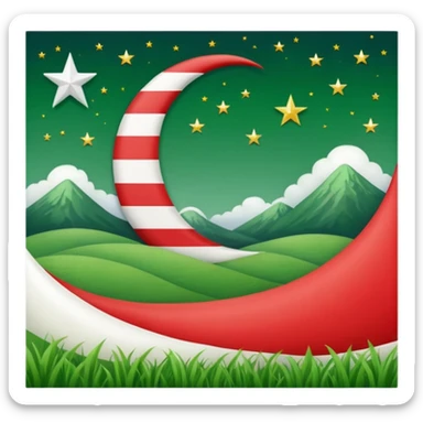 Chechen flag emoji sticker