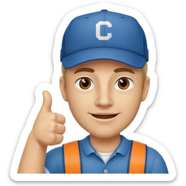 Truckers thumbs up sticker