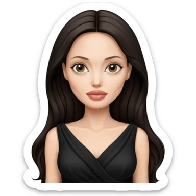 Angelina Jolie up to the waist sticker