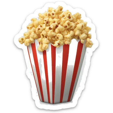 pop corn sticker