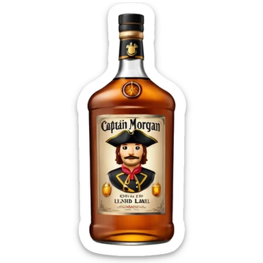 Bouteille de Captain Morgan, 1 l sticker
