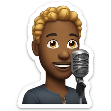 A person singer  sticker