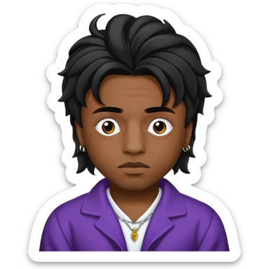 opium playboy carti with middle part sticker