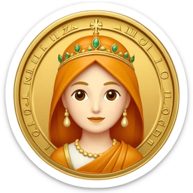 Una miniatura fotorrealista de una moneda de oro antigua o un billete de dólar plegado con un toque muy sutil y elegante de manteca de Karité derretida sobre ella. La luz dorada debe ser dominante. Colores: dorado, crema y terracota. Estilo: lujo financiero y orgánica. Enfoque suave. sticker