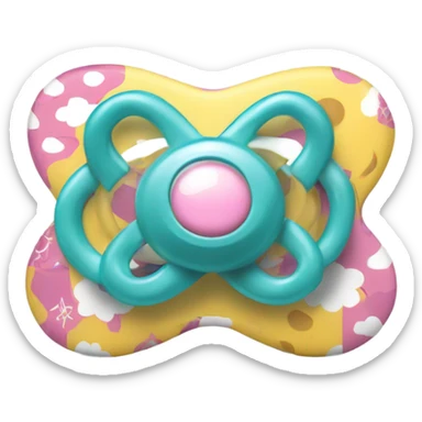 aesthetic baby pacifier sticker