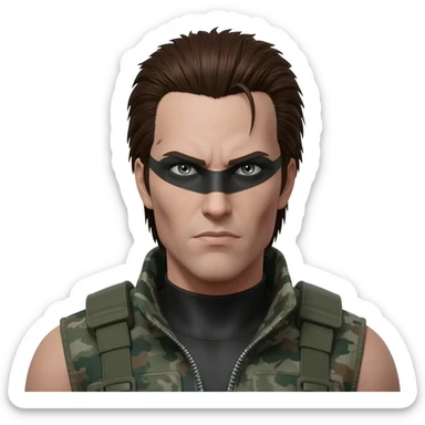 Snake from metal gear sticker