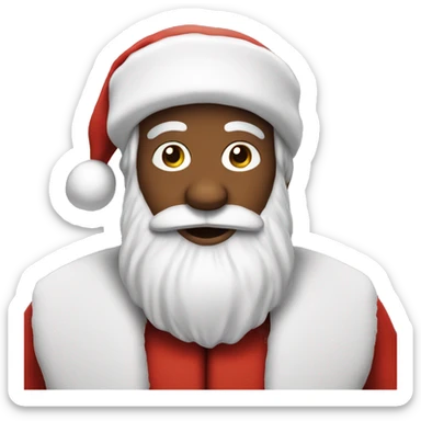Santa claus sticker