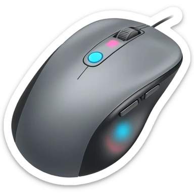 a wireless computer mouse sticker