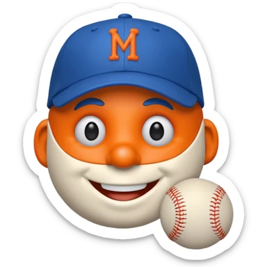 Mr Met sticker