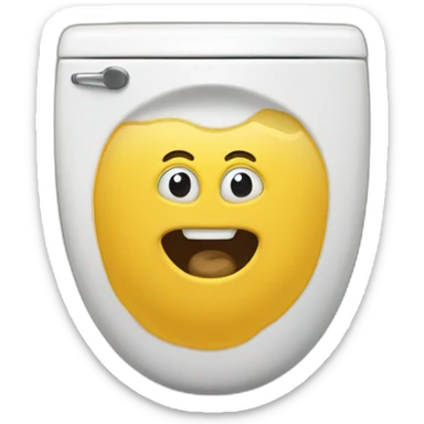 CACA AU TOILETTES sticker