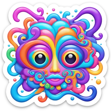 aesthetically trippy sticker