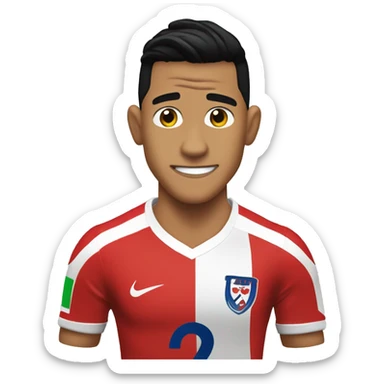 emojin del jugador Alexis Sanchez de la selección chilena sticker