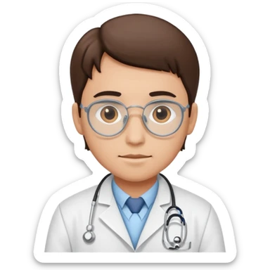 laboratory doctor sticker