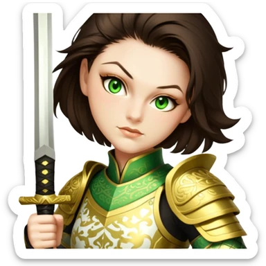 Golden Samurai sticker