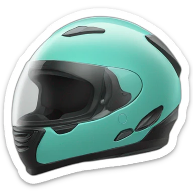 casco de moto sticker