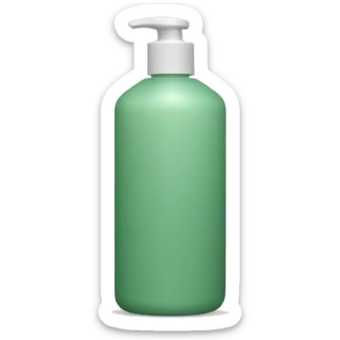 sage green lotion bottle sticker