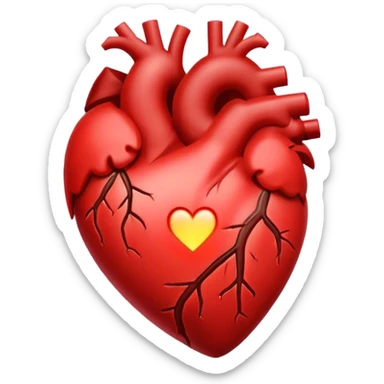 a heart with a J inside sticker