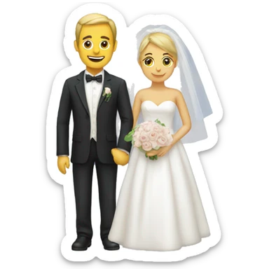 Mariage sticker