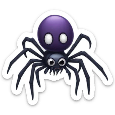 scary spider sticker