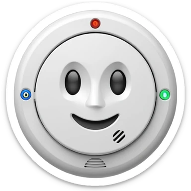 Smoke detector sticker