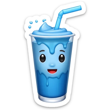 dronkey drinking slush sticker