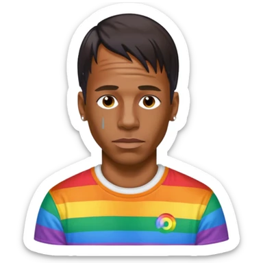 Make Travis Scott with a gay shirt sticker
