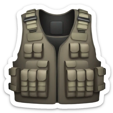 Bulletproof vest sticker