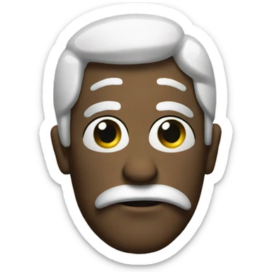 Stoned emoji sticker