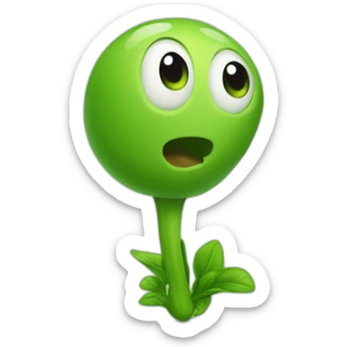 peashooter sticker
