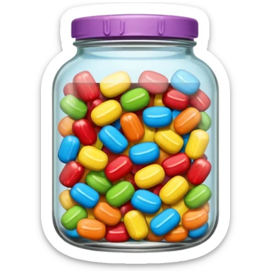 candys jar sticker