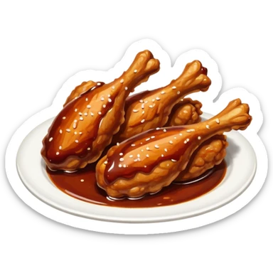 Chicken wings sticker