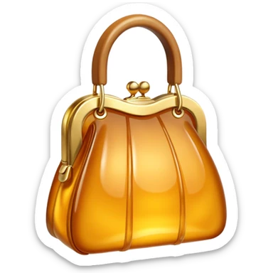 Purse made of honey sticker