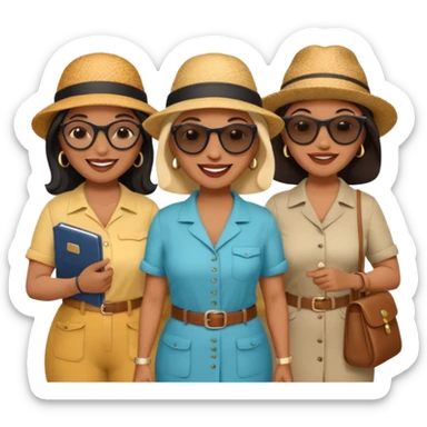 Aunties (5) traveling sticker