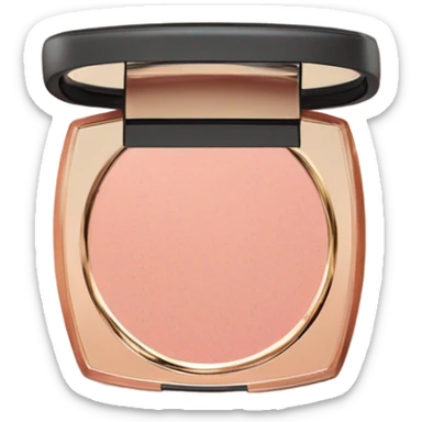 Blush with flowers sticker