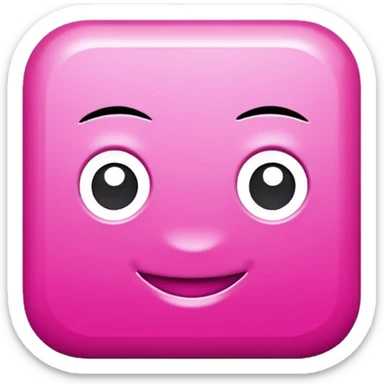 Pink roblox logo sticker