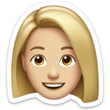Adele smiling  sticker