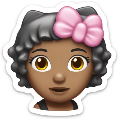 Pink hello kitty sticker