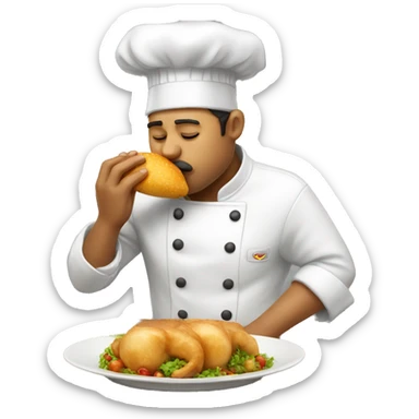 Chef kissing food sticker